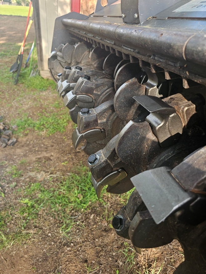 STUMPT forestry mulching equipment in action